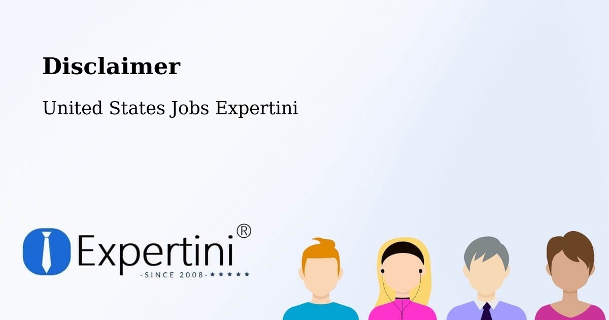 Disclaimer – Monee - United States Jobs Expertini