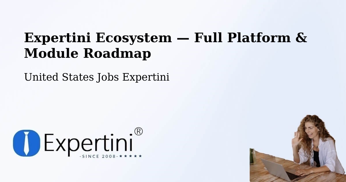 Expertini Ecosystem — Full Platform & Module Roadmap – Monee